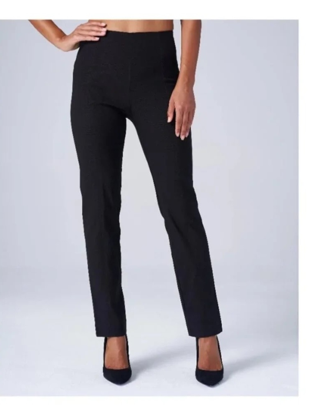 Franne Golde All-Season Tapered Pant in Black Size Large